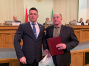 Благодарностью управления спорта и туризма Витебского облисполкома награжден Виктор Алексеевич Шкуратов