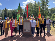 Сегодня делегация Городокского района приняла участие в праздничных мероприятиях на Кургане Дружбы