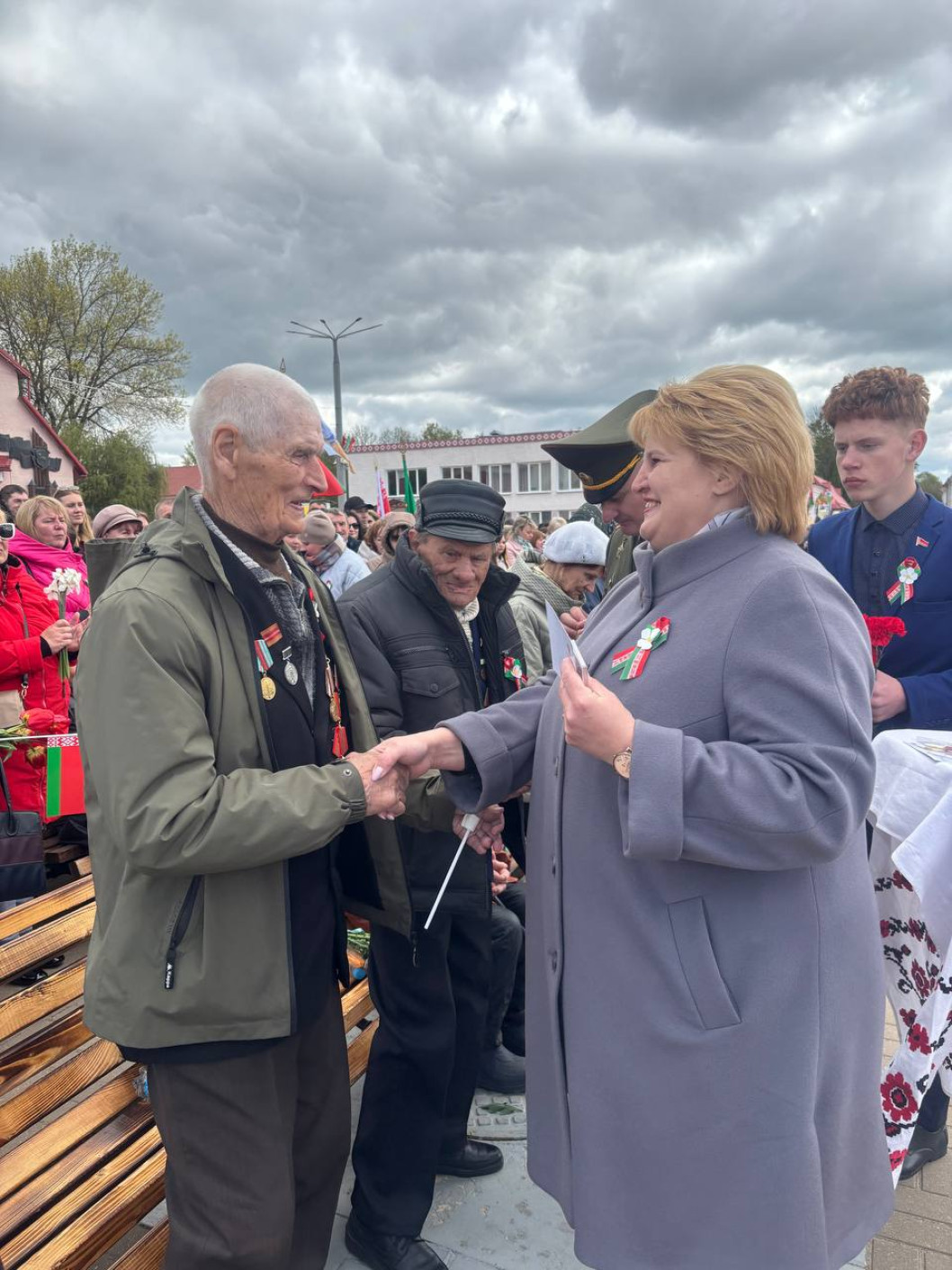 ТОРЖЕСТВЕННЫЙ МИТИНГ, посвященный 80-летию Победы советского народа в Великой Отечественной войне состоялся сегодня на Городокщине