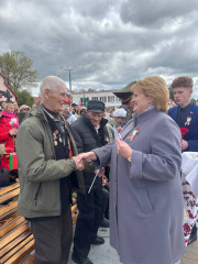 ТОРЖЕСТВЕННЫЙ МИТИНГ, посвященный 80-летию Победы советского народа в Великой Отечественной войне состоялся сегодня на Городокщине