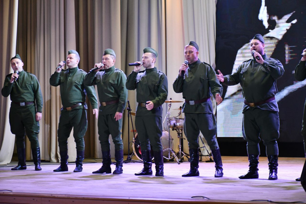 В Городке прошел районный конкурс патриотической песни "Песни Победы"