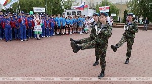 Урачыстае адкрыццё Рэспубліканскай спартакіяды школьнікаў прайшло ў Віцебску