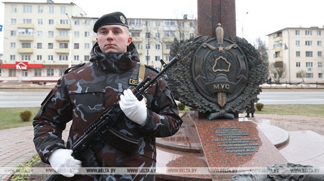 У Віцебску прайшлі ўрачыстасці, прысвечаныя Дню беларускай міліцыі